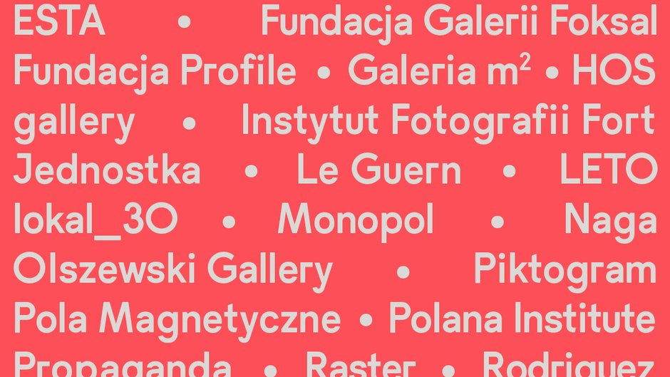 Warsaw Gallery Weekend 2020