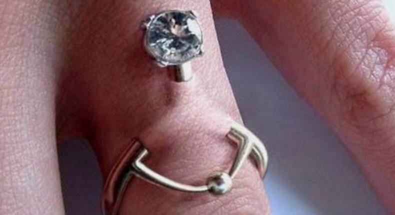 People are piercing their finger instead of wearing an engagement ring 