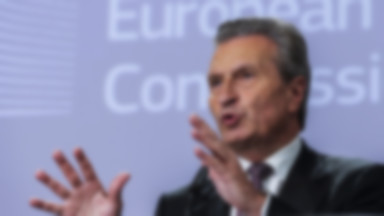 Komisarz Oettinger: Polska wśród krajów stanowiących "śmiertelne niebezpieczeństwo" dla Unii