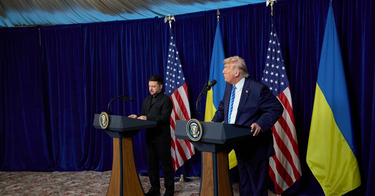 Zełenski osłupiał, gdy usłyszał te słowa Trumpa. Kamery to zarejestrowały [WIDEO]