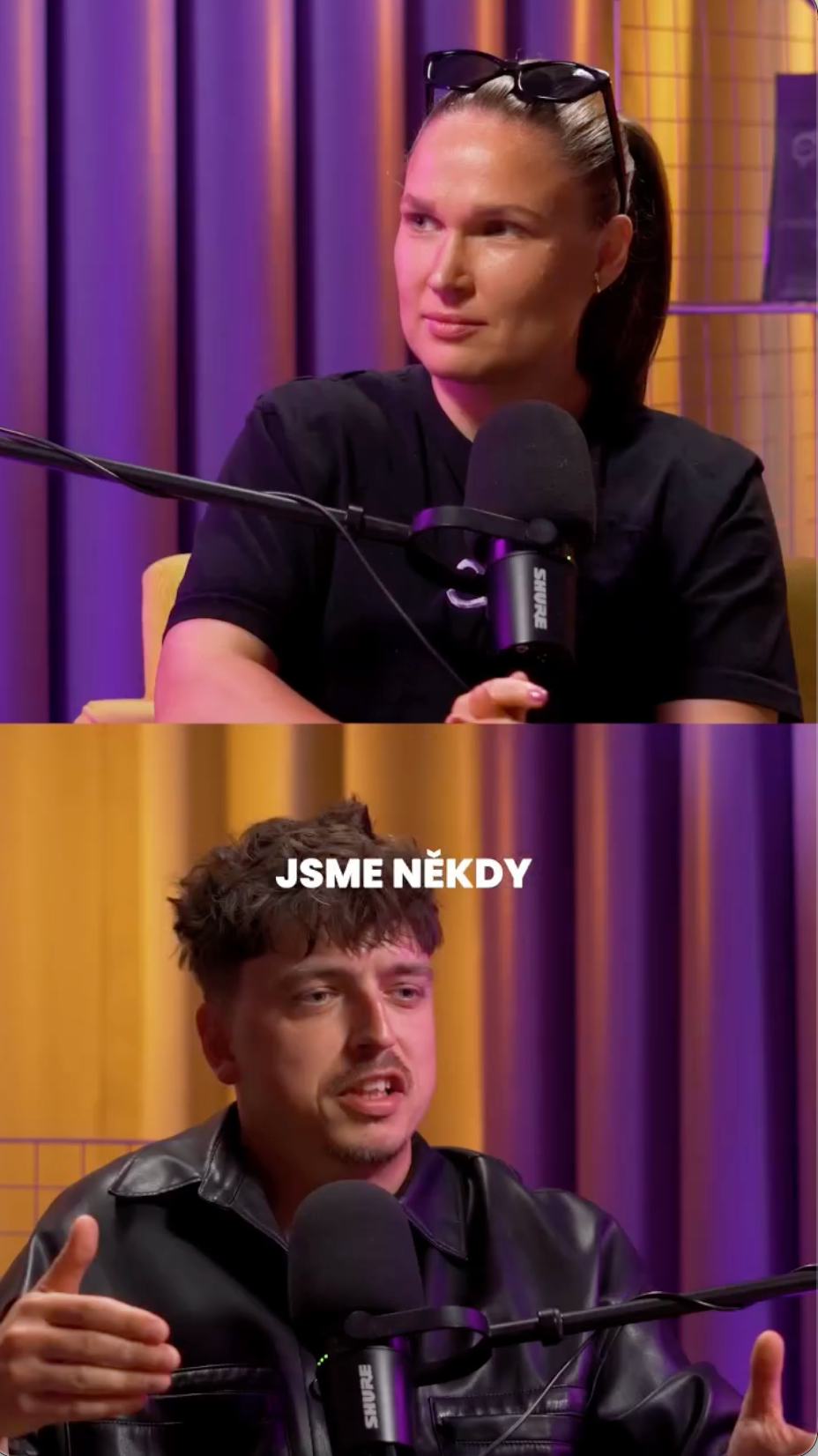 Český moderátor a influencer Vítězslav Zach a Nikita Jankovičová.