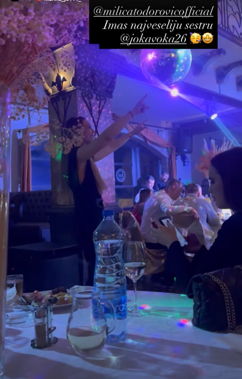 Slavlje povodom rođenja sina Milice Todorović