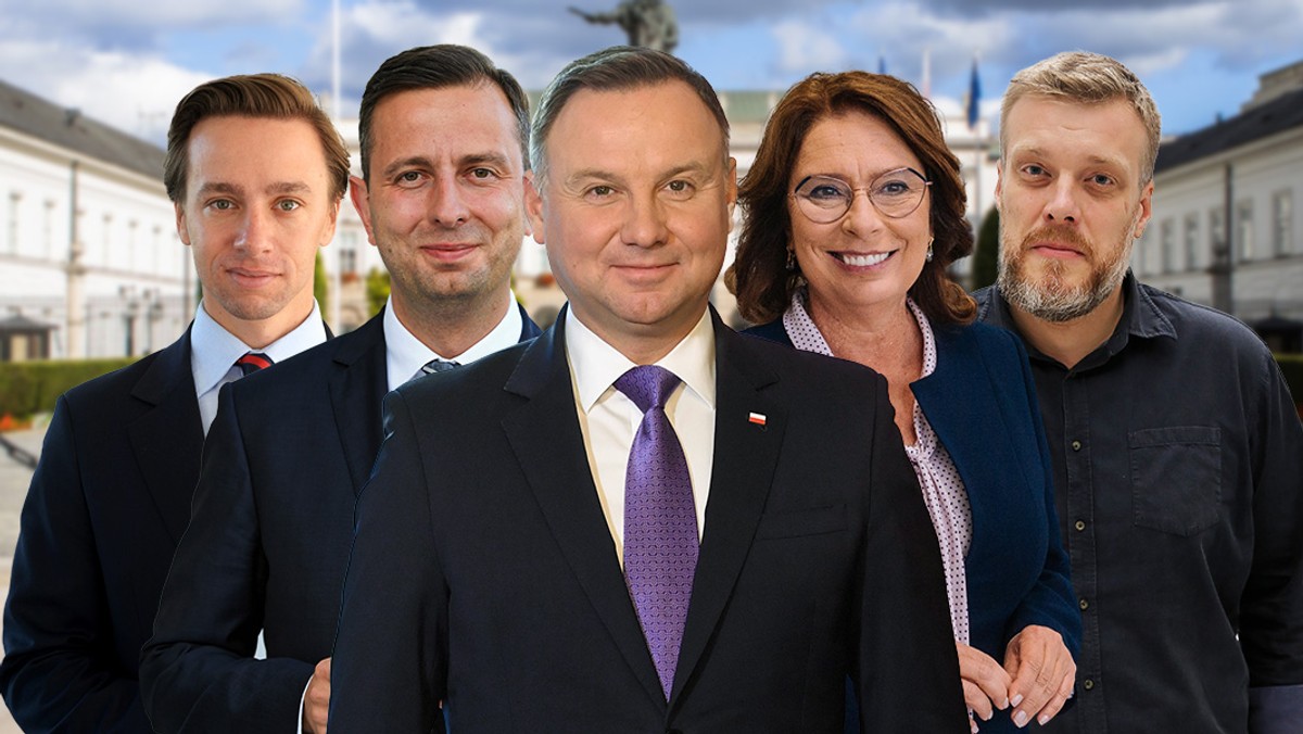 Andrzej Duda, Małgorzata Kidawa-Błońska, Władysław Kosiniak-Kamysz, Krzysztof Bosak, Adrian Zandberg