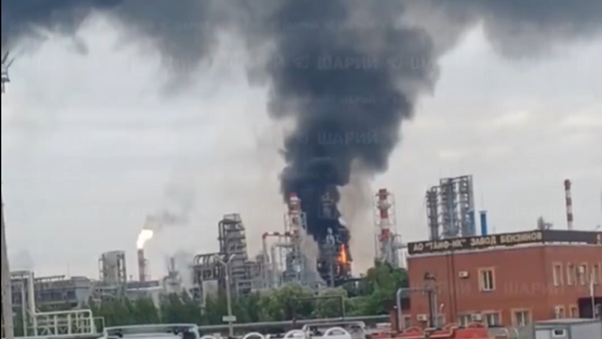Ukrajina napala rusko petrohemijsko postrojenje u gradu Nižnjekamsku