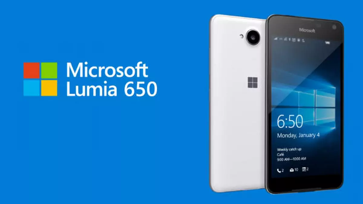 Microsoft Lumia 650 w polskiej przedsprzedaży 