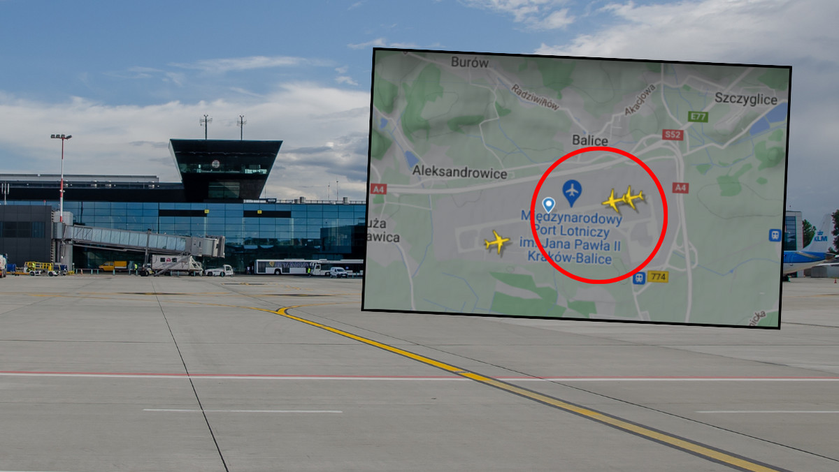 Niepokojący widok na pasie krakowskiego lotniska. "Standardowa procedura"