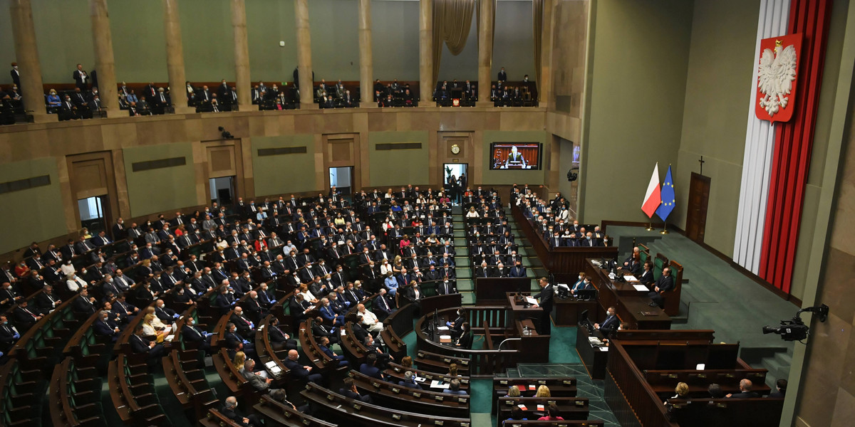 Uroczyste posiedzenie Zgromadzenia Narodowego w sierpniu 2020 r. 