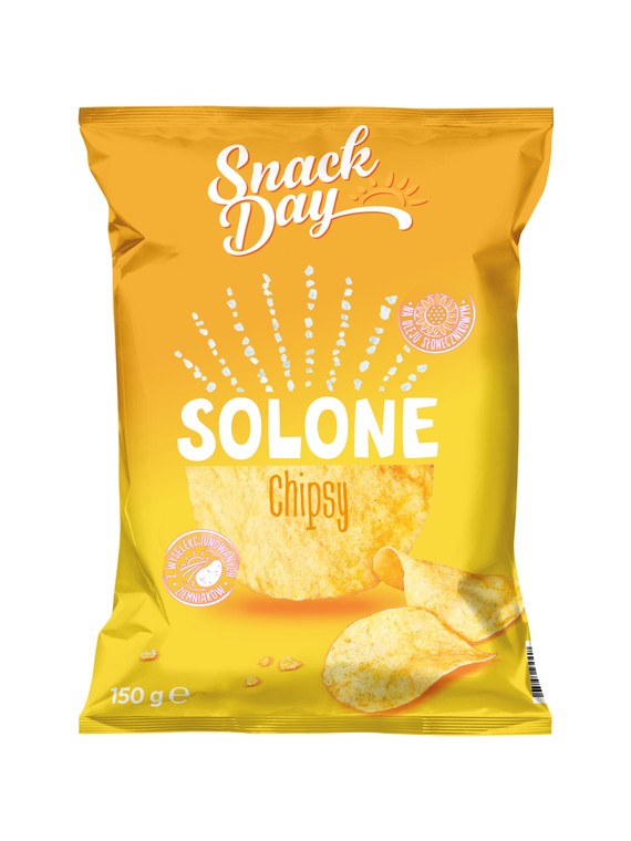 Chipsy solone 1,29 zł/ 150 g/ 1 opak. *cena promocyjna