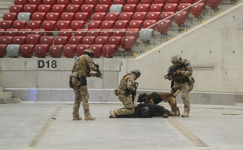 Pokaz wyszkolenia Oddziału Specjalnego Żandarmerii Wojskowej