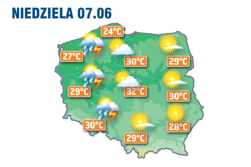 Pogoda na długi weekend