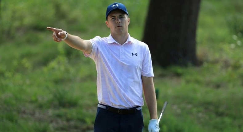 Jordan Spieth of the US, seen during a practise round for the WGC Dell Match Play, at Austin Country Club in Texas, on March 21, 2017