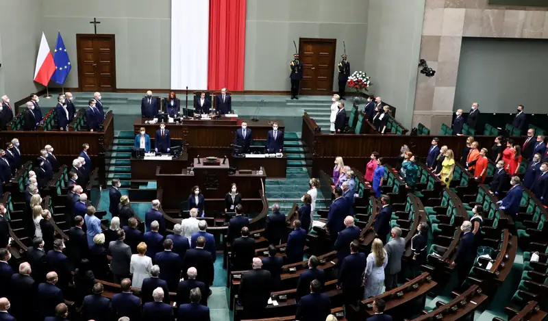 Tęczowe symbole na zaprzysiężeniu Andrzeja Dudy