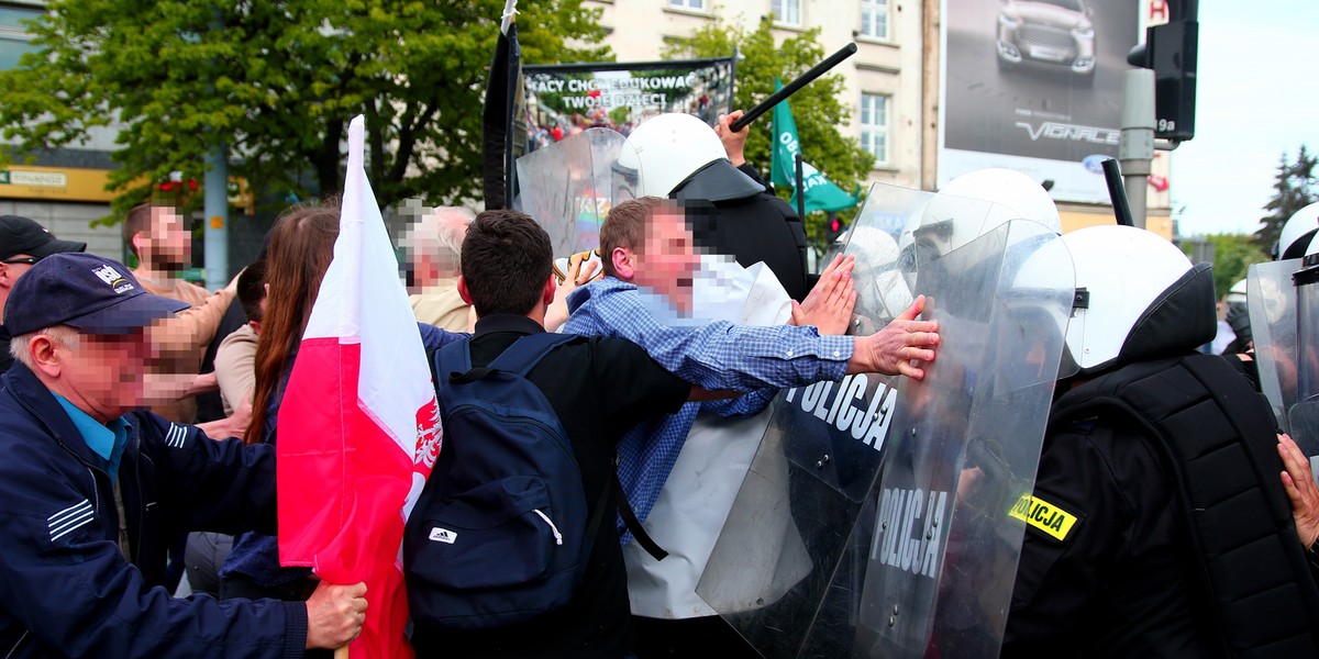 Manifestacja w Gdańsku. Zaatakowana policja