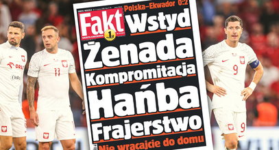 Stara okładka "Faktu" aktualna jak nigdy. Grali jak dziady i okryli Polskę wstydem