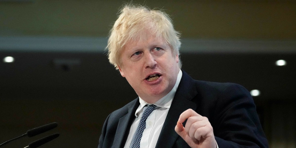 Boris Johnson podczas Konferencji Bezpieczeństwa w Monachium