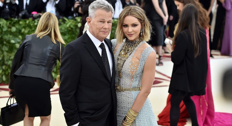 David Foster and Katharine McPhee at the 2018 Met Gala. Theo Wargo/Getty Images for Huffington Post