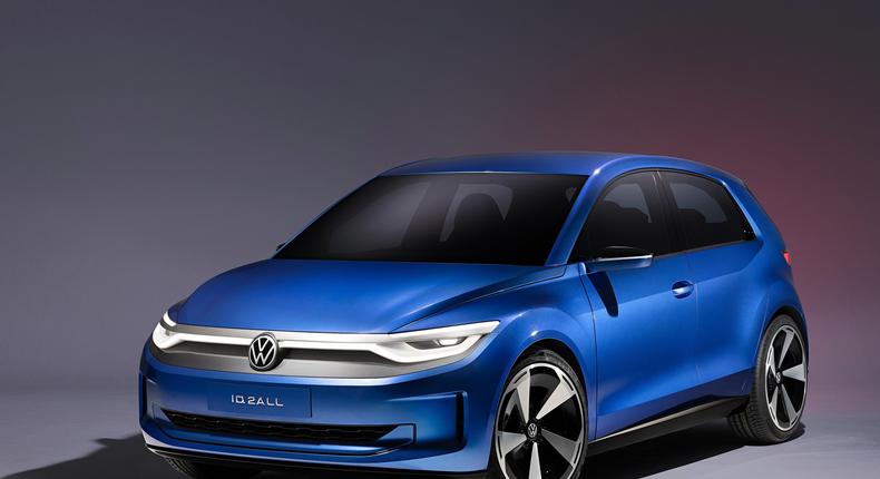 Volkswagen revealed the ID. 2all concept car earlier this week.Volkswagen AG