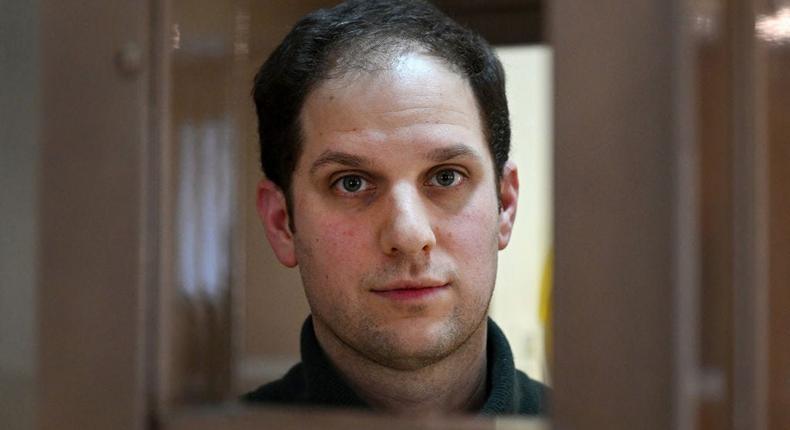 American journalist Evan Gershkovich was arrested on espionage charges, and US officials have been trying to secure his release.NATALIA KOLESNIKOVA/Getty Images