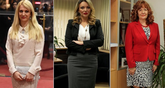 Dame u gradskoj vlasti: Dragana BelojeviÄ, NataÅ¡a StojisavljeviÄ i Vera DraÅ¾iÄ