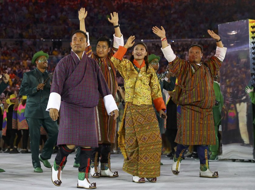 Rio 2016: Barwne stroje olimpijczyków na ceremonii otwarcia