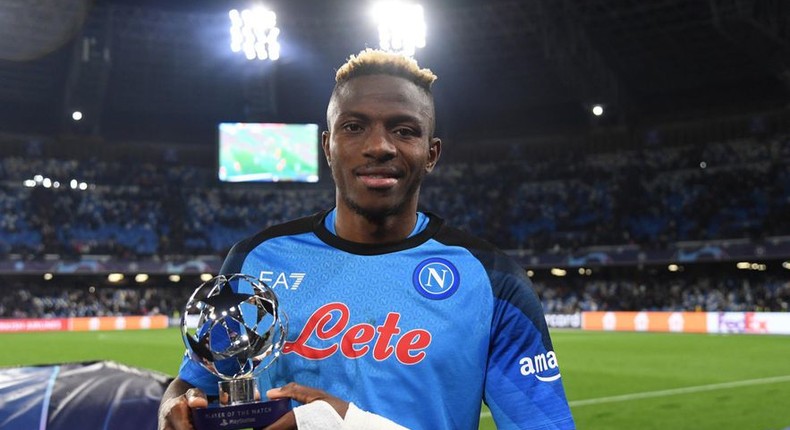 Victor Osimhen could win the Ballon d'Or if Napoli win the UEFA Champions League