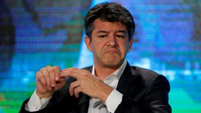 FILE PHOTO - Uber CEO Travis Kalanick attends the summer World Economic Forum in Tianjin