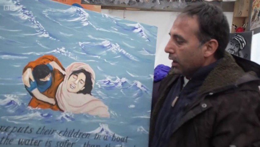 Slika govori hiljadu reči - Zekrija u svojoj školi uči male imigrante engleski jezik, muziku i umetnost