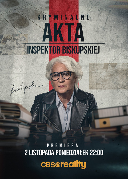 "Kryminalne akta inspektor Biskupskiej" na CBS Reality (plakat)