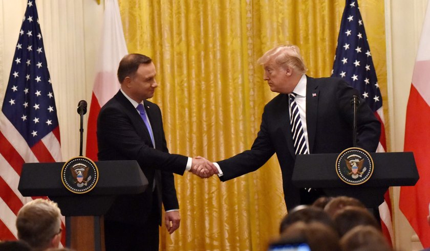 Andrzej Duda i Donald Trump