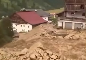 Poplava i klizište u Tirolu