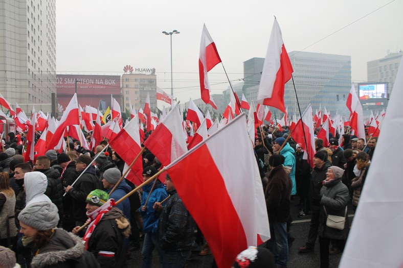 Marsz Niepodległości w Warszawie