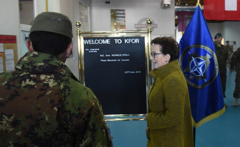Premier Ewa Kopacz w Kosowie