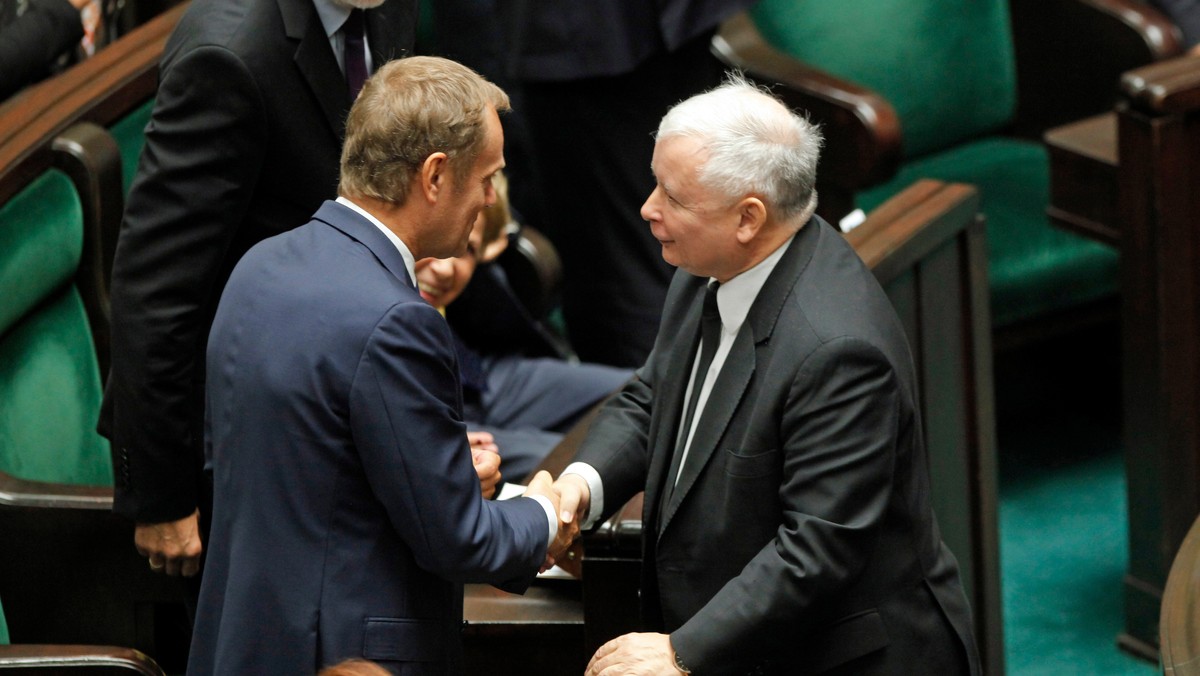 Donald Tusk i Jarosław Kaczyński