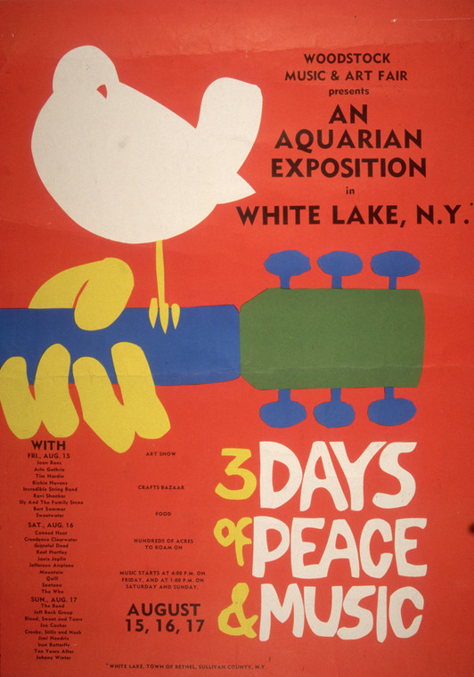 Plakat Woodstock 1969