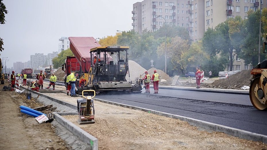 Wielkie porządki po budowie odcinka warszawskiego metra źródło: ZDM