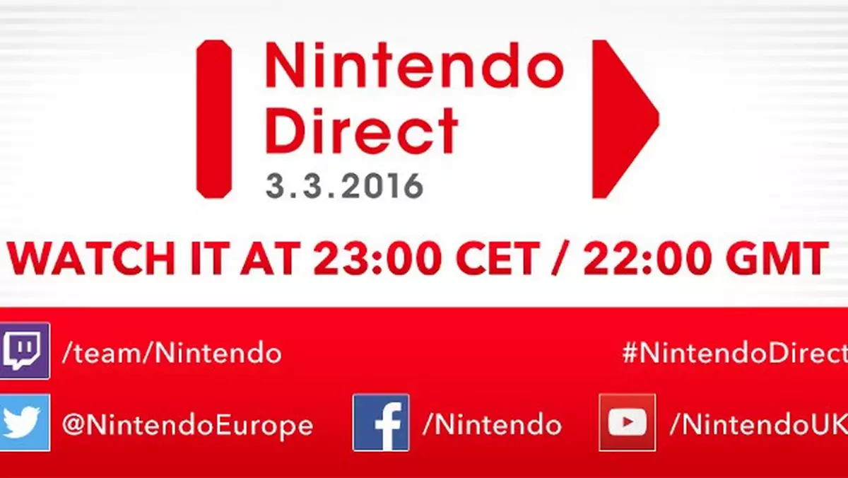 Kolejne Nintendo Direct odbędzie się już jutro