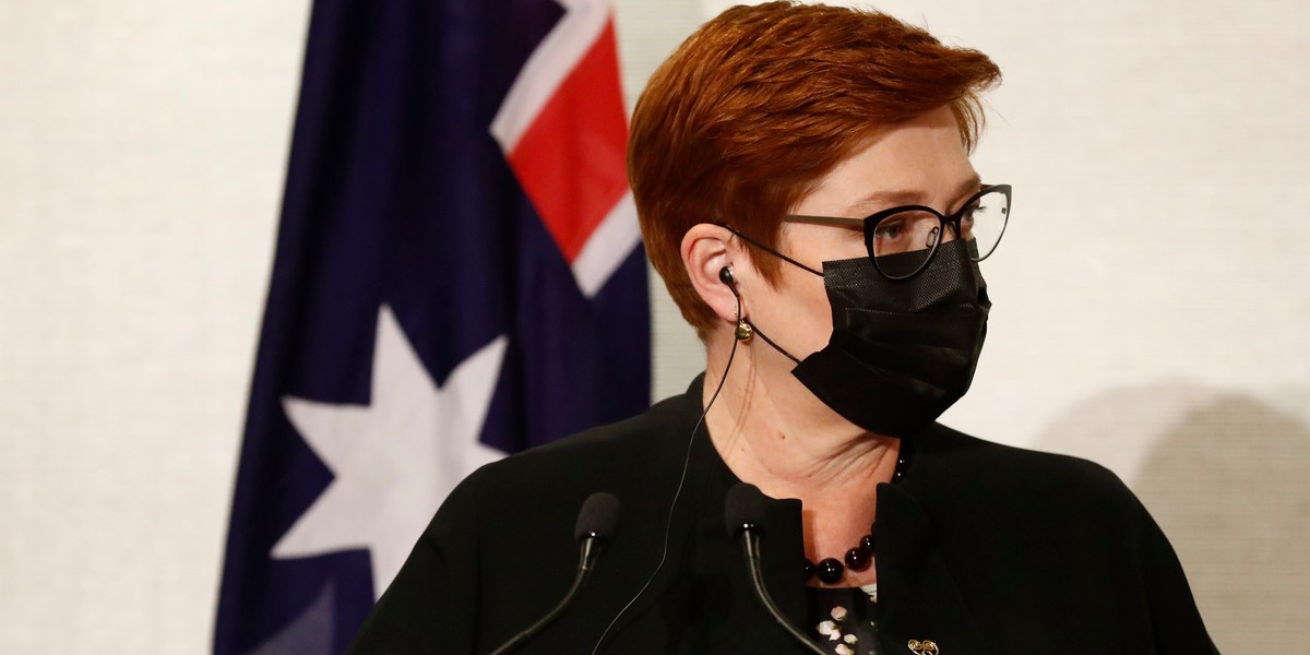 Minister spraw zagranicznych Australii Marise Payne.