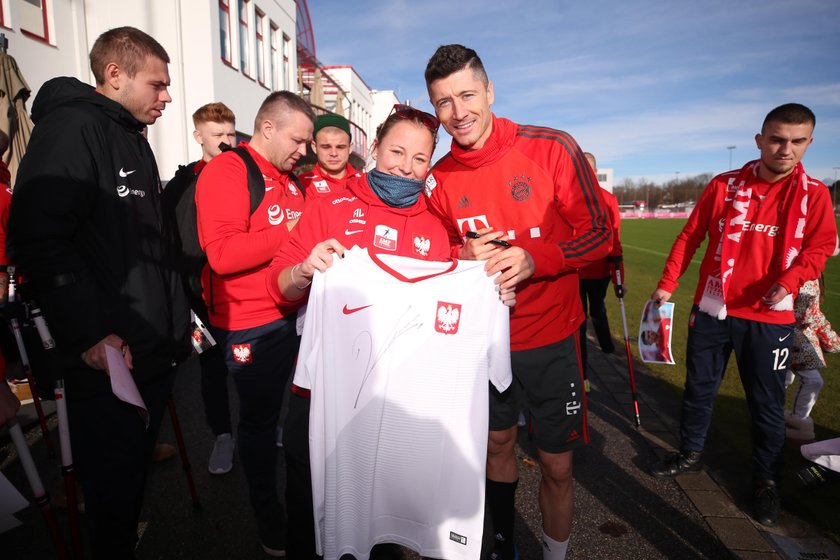 Pilka nozna. Reprezentacja Polski AMP Futbol. Wizyta w Bayernie Monachium. 20.12.2018