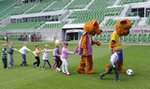 Przedszkolaki zwiedzą stadion we Wrocławiu