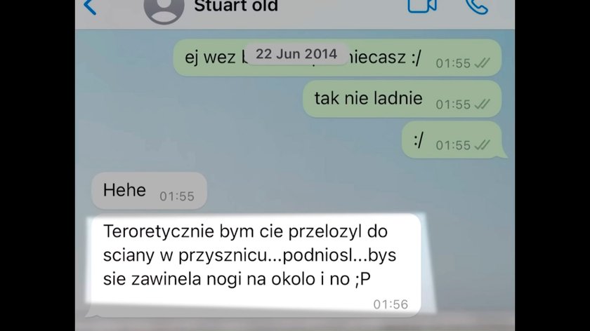 Takie wiadomości rzekomo miał wysyłać Stuu do nieletnich dziewczyn.