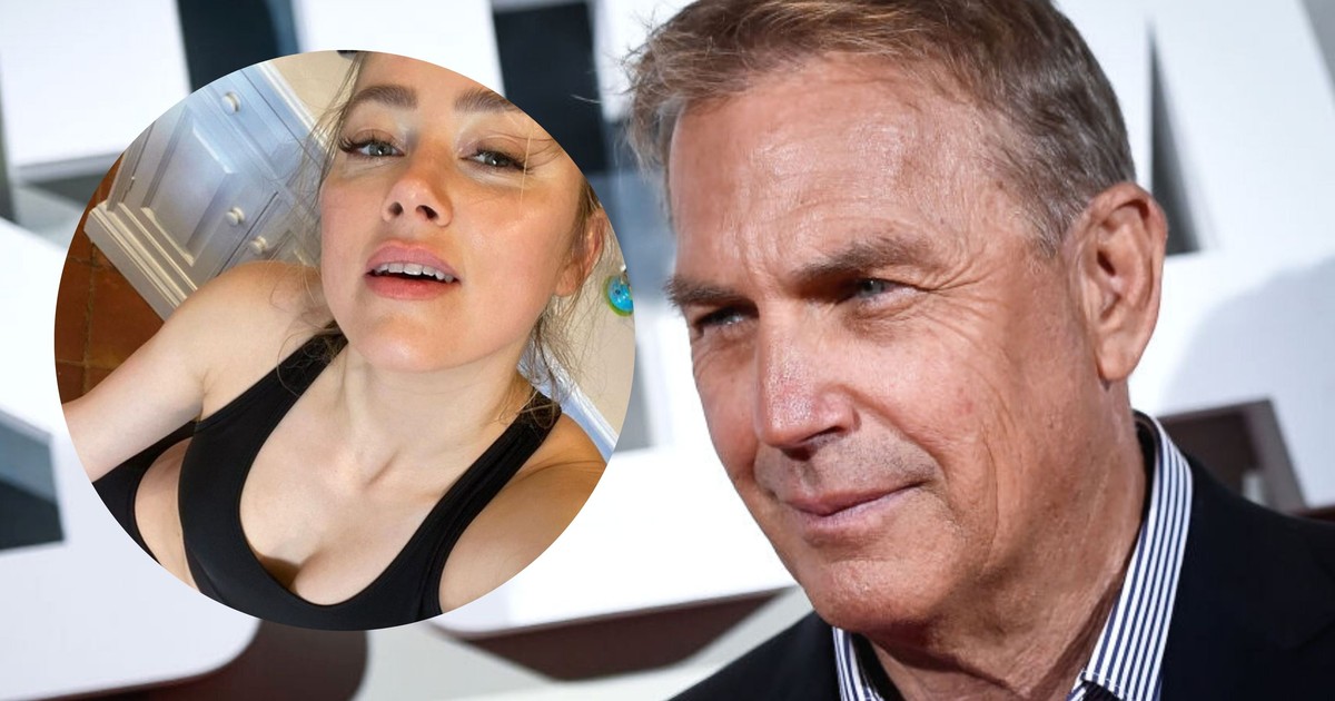 Amber Heard chciała uwieść Kevina Costnera? Miała przyjść do niego nago
