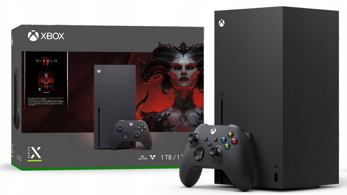 Xbox Series X z grą Diablo 4