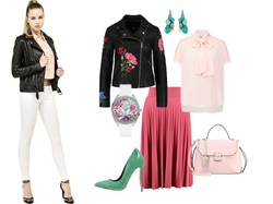 Okrycie nie do zastąpienia zimną wiosną. STYLIZACJE z ramoneską