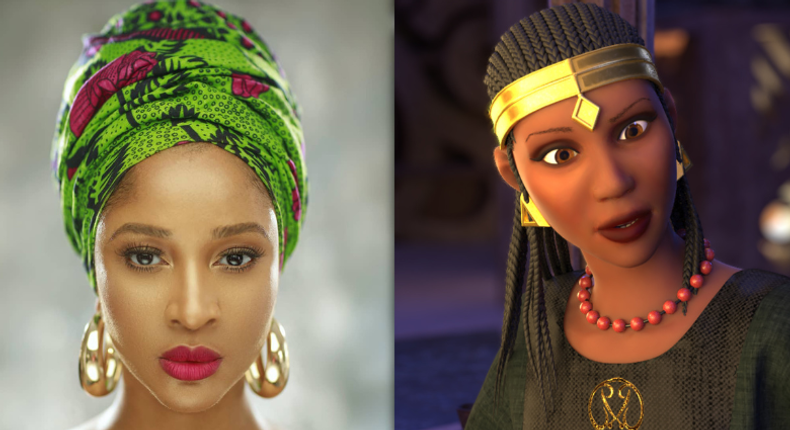 Adesua Etomi will be play the lead role in the animated series - 'Malika: Warrior Queen'(YouNeekStudios)