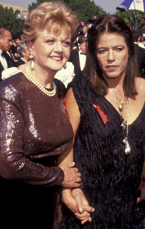 Actress Angela z córką Deirdre Shaw w 1991 r.