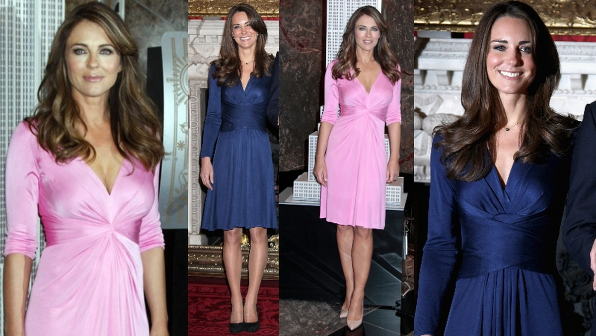 Elizabeth Hurley i Kate Middleton