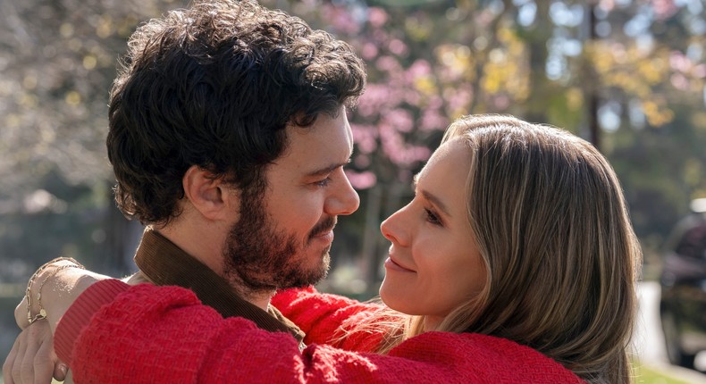 Adam Brody and Kristen Bell as Noah and Joanne in Nobody Wants This.Saeed Adyani/Netflix