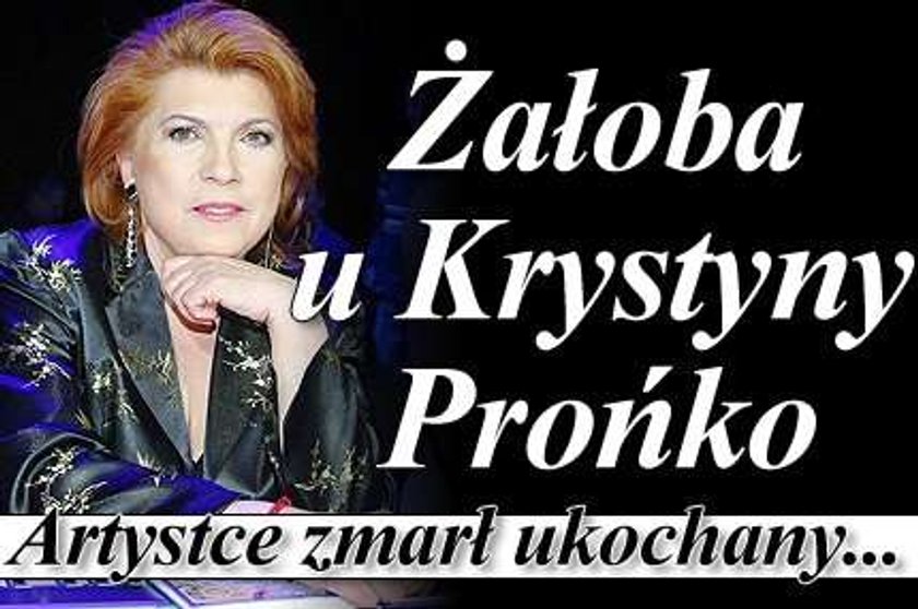 Żałoba u Krystyny Prońko. Artystce zmarł ukochany...