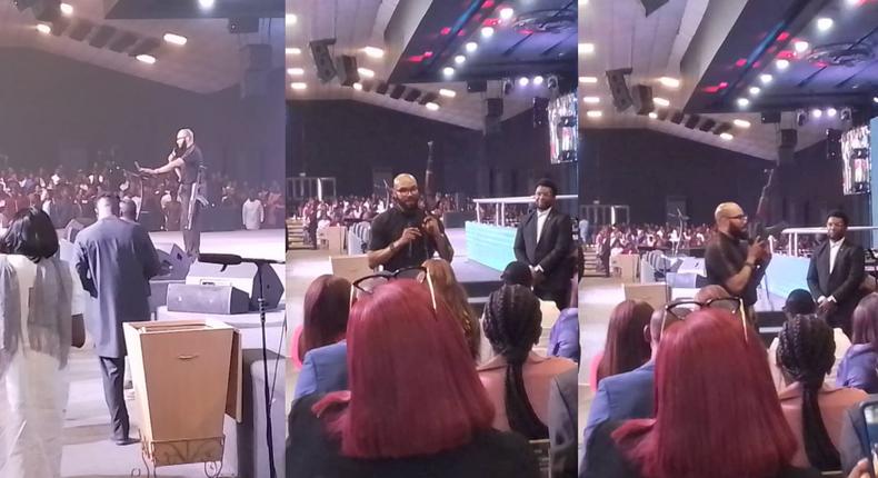 ‘I came prepared’ – Pastor says as he preaches while holding AK47