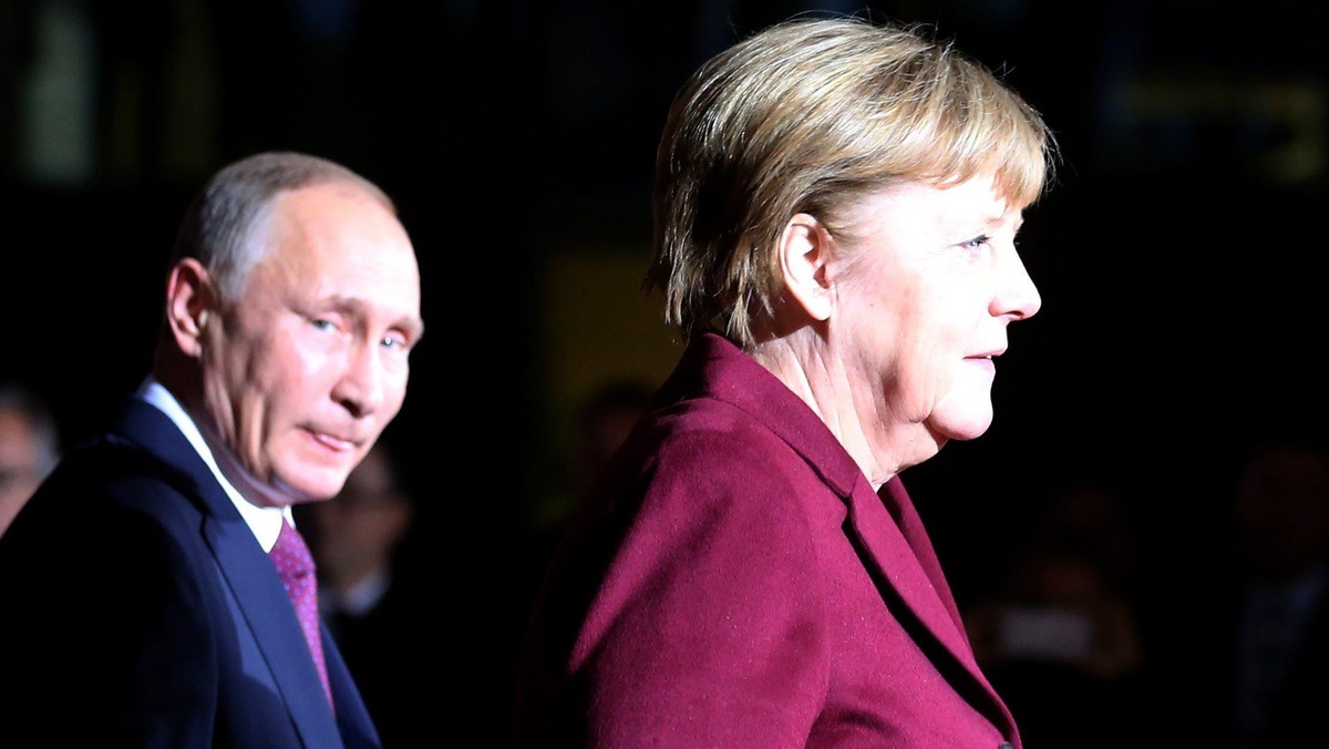 Angela Merkel Władimir Putin